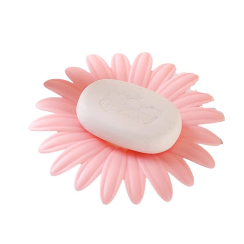 Porte Savon Fleurs En Relief Rose